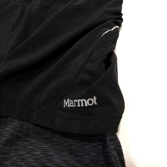Marmot Lateral 2 in 1 Skirt Leggings Size XS Capri Length Running Workout Hiking - Picture 2 of 6